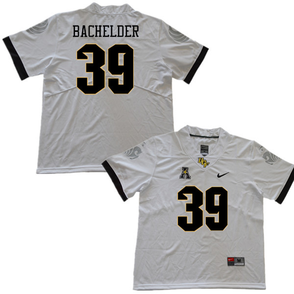 Men #39 Palmer Bachelder UCF Knights College Football Jerseys Sale-White - Click Image to Close